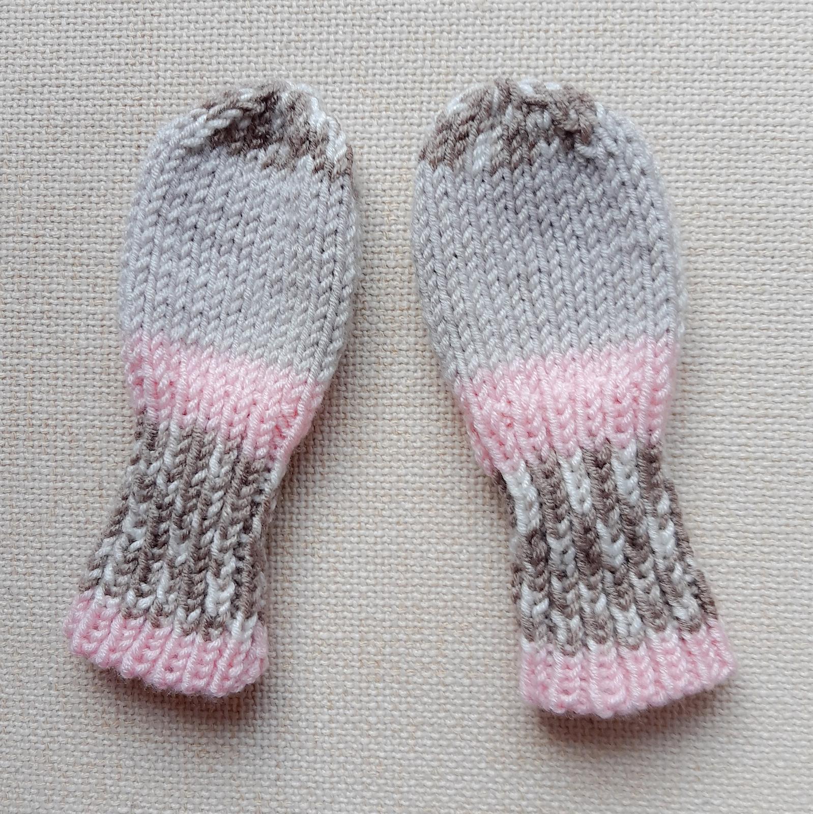 Fairground Baby Mittens