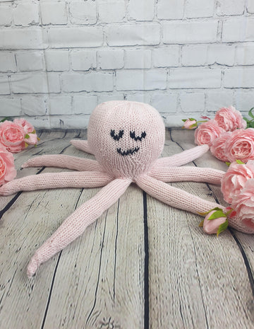 Knitted Octopus soft toy