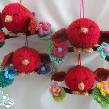 Holiday Robins Pattern