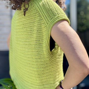 Oversized Polo T-Shirt Crochet Pattern | Digital Download | Sizes XS–5XL