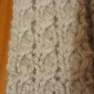 Sky Headband for Little Girls in Aran
