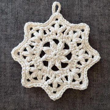 Puff Star Snowflake Ornament