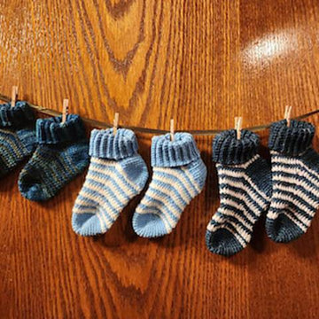 Spiral Baby Socks