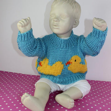 Baby and Toddler Chunky Rubber Duck Sweater