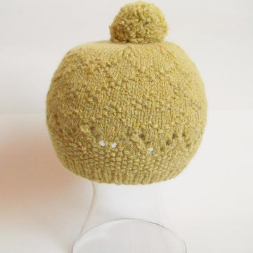 Champagne Queen Knit Hat