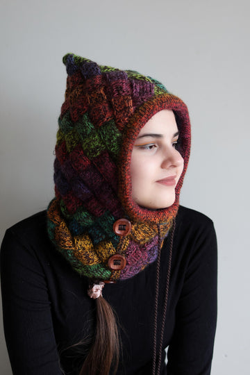 Autumn Balaclava for Worsted