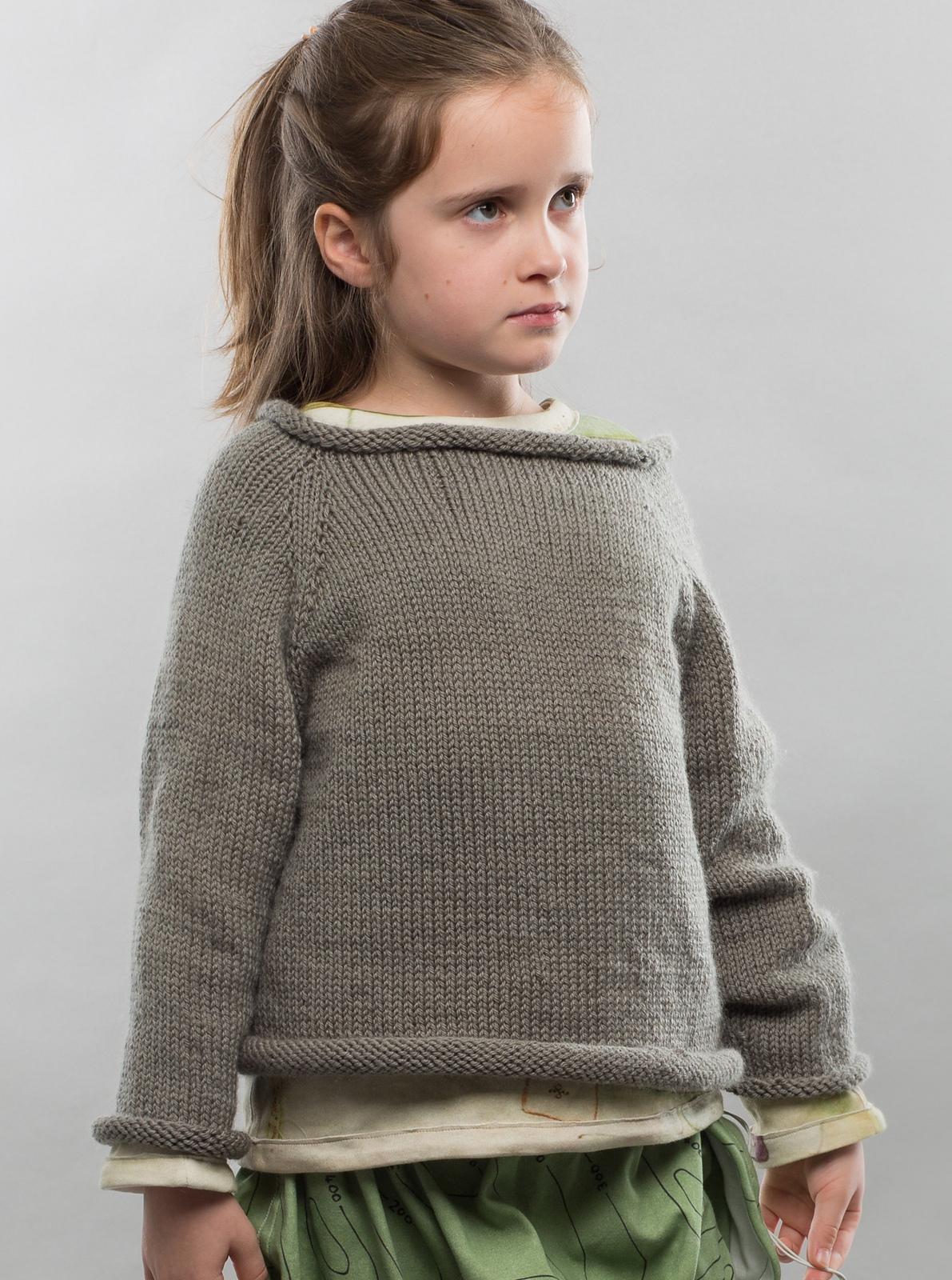 Top Down Child's Sweater