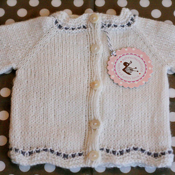 Petit Nuage (Cashmere Cardigan and Baby Beanie)