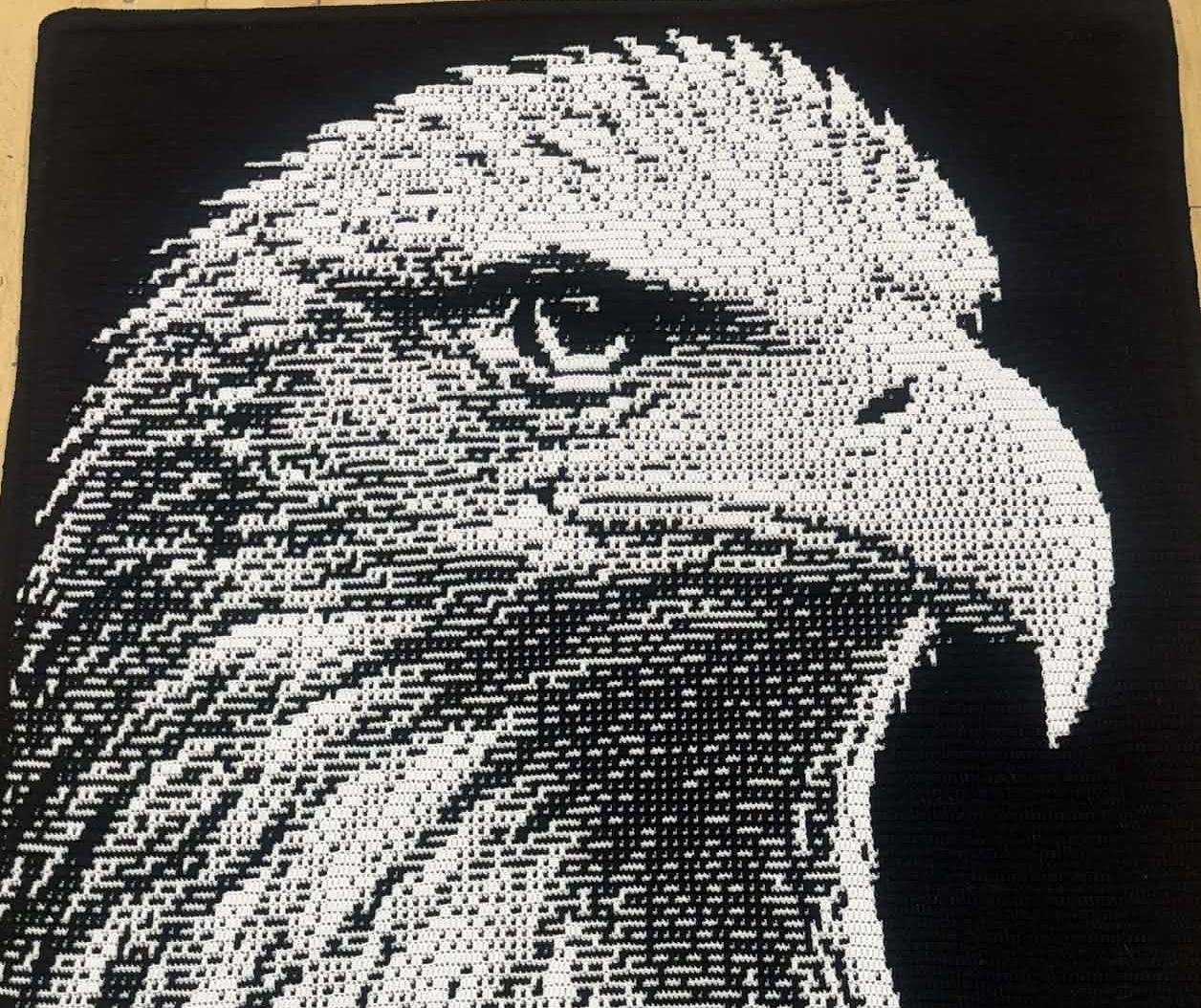 Overlay Mosaic "EAGLE HEAD"