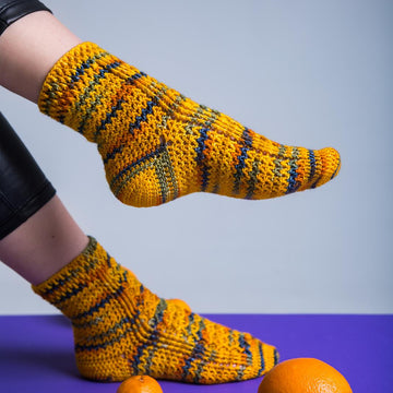 Happy feet crochet socks