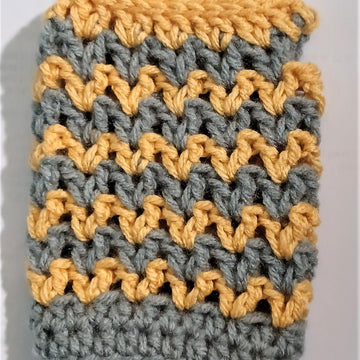 Zig Zag Fingerless Mitts