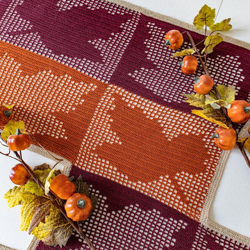 Fallen Leaves Doily