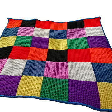 126. Patchwork Baby Blanket