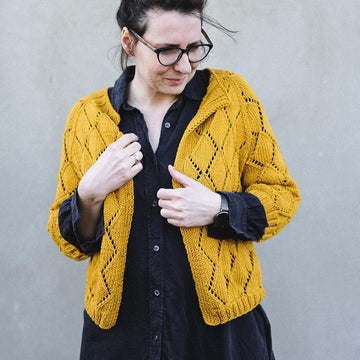 Diamond cotton cardigan