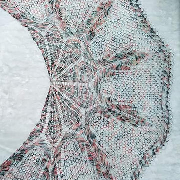 Ice Flakes shawl