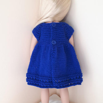 Royal Blue Dress for Doll