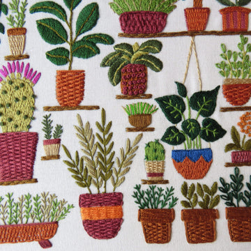 Stitchdoodles Plantopia, Hand Embroidery Pattern
