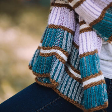 Color Me Plaid Brioche Wrap