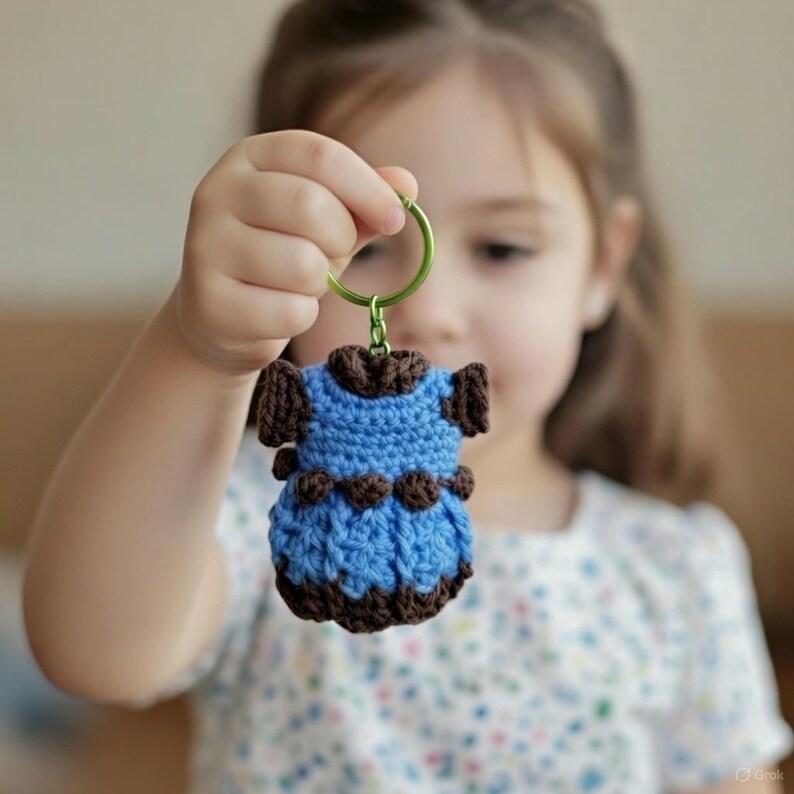 Crochet Mini Dress Keychain Pattern | PDF Photo & Video Tutorial | Easy Bag Charm