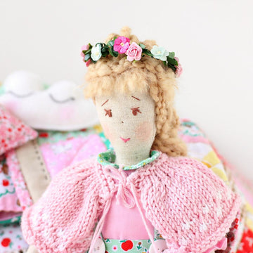 Princess Pompom Cape & Hat Set