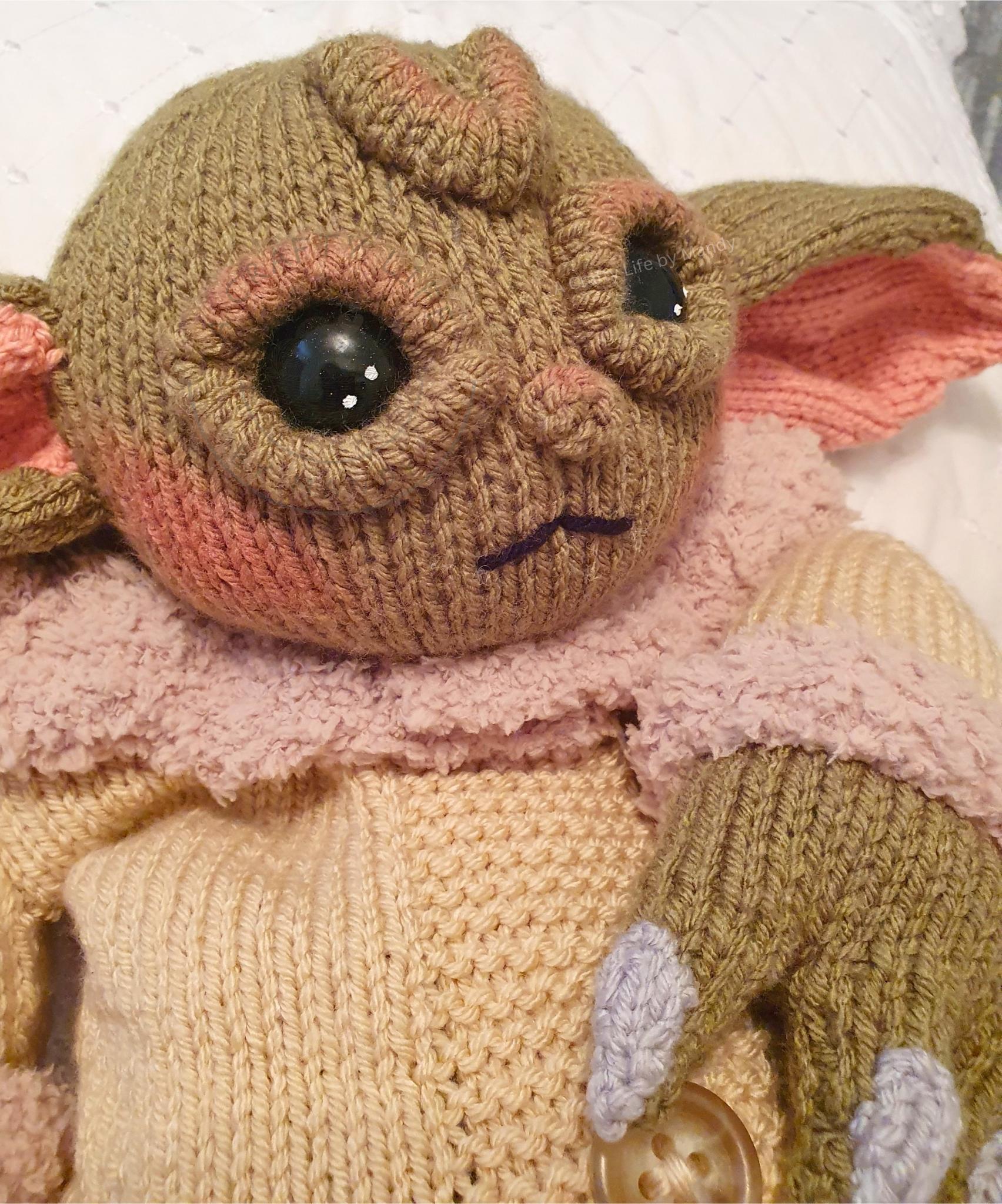 Baby Yo - Green Alien Child Hot Water Bottle/ Pj Case