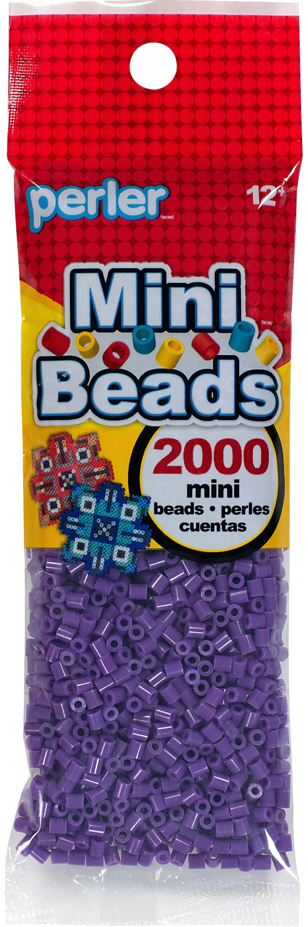 Perler Mini Perler Beads 2000/Pkg - Purple