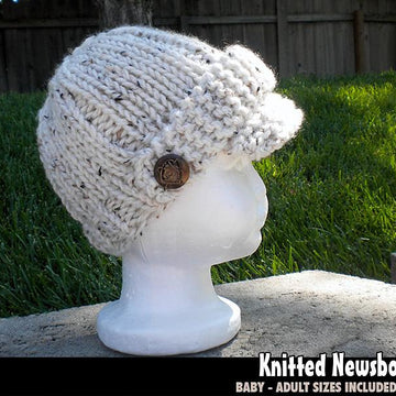 Quick & Easy Knitted Newsboy Hat