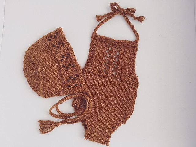 Norma Lynn Romper and bonnet