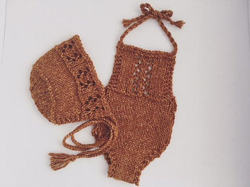 Norma Lynn Romper and bonnet