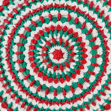 Holly Jolly Christmas Doily