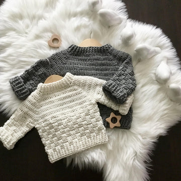 Harmony Basketweave Boy & Girl Sweater N 638