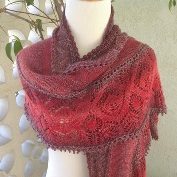 Cinnabar Shawl