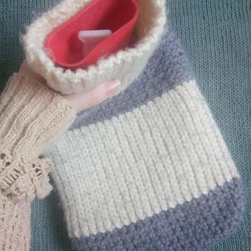 Hot water bottle cosy / cover crochet pattern