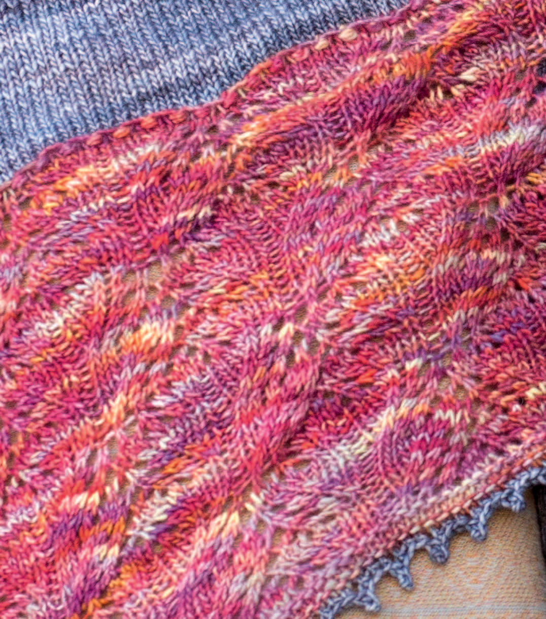 Douglass Shawl in Malabrigo Rastita - Downloadable PDF