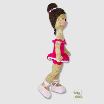 18 inch crochet doll pattern PDF, Medium amigurumi doll, Uma
