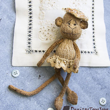 Monkey Mademoiselle Coffee Smelling Toy