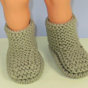 Simple Superfast Children's Garter Stitch Ankle Boots