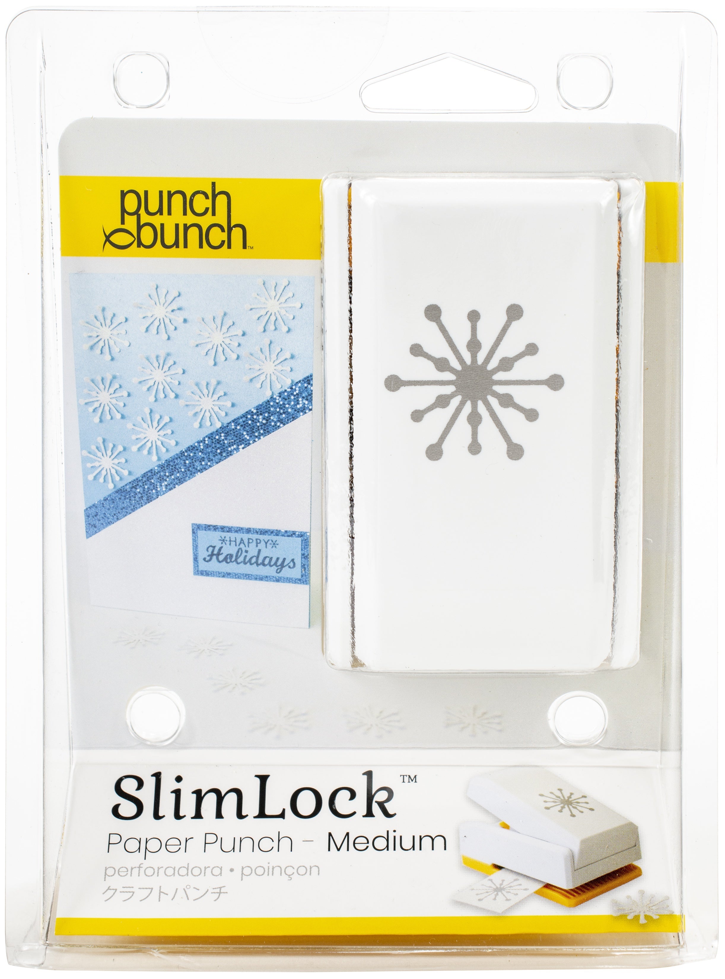 Punch Bunch SlimLock Medium Punch - Snowflake 1.125"X1"