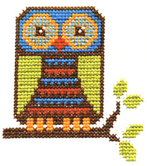 Tiny Modernist Cute Mod Owl Chart