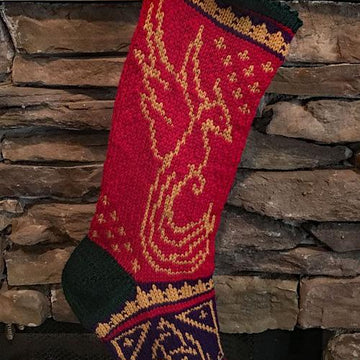 Christmas Phoenix Stocking