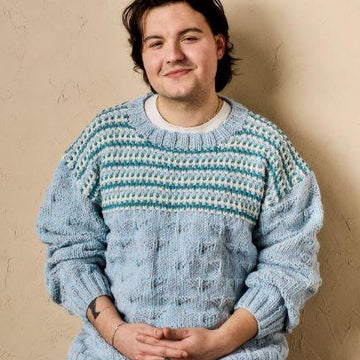 Textured Yoke Jumper