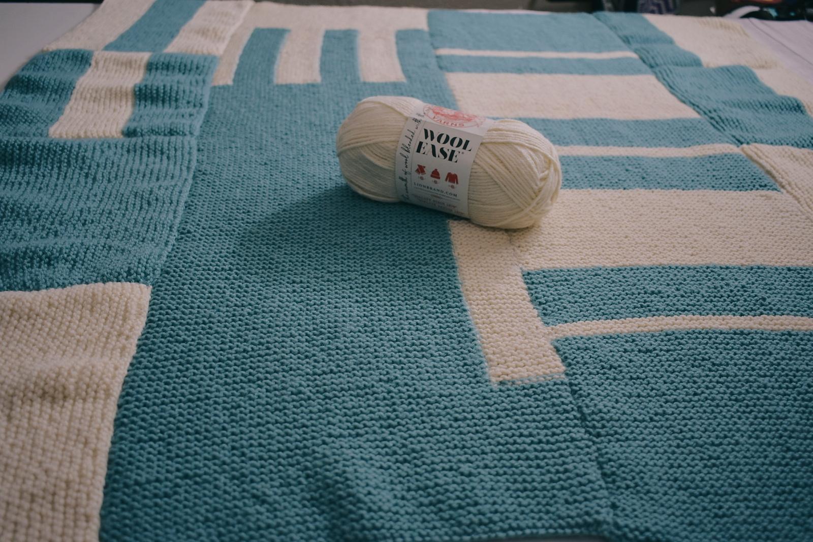 Timeline Throw - knit version