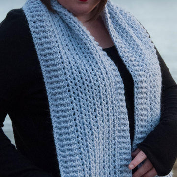Winter Seashore Scarf