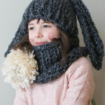Chunky Bunny Hat & Cowl (Hat002)