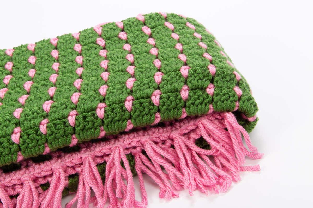 Block Stitch Blanket