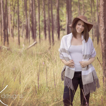 Geo Napa Crochet Wrap or Scarf