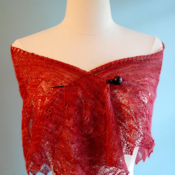 Falling Hearts Shawl
