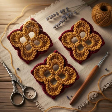 Crochet Granny Square Pattern PDF – Easy Afghan Square Motif