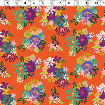 Clothworks Painted Petals - CWY3073-37