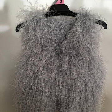 Child's Sleeveless Fur Vest 18m - 10years